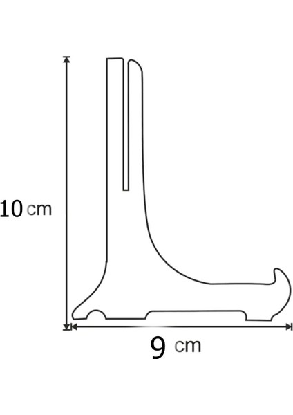 Çerçeve Tabak Teşhir Ayağı Stand Ahşap Stand 9CMX10CM Şövalye Ceviz 5 Adet fiyatları