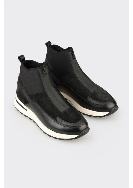 Siyah Deri Erkek Spor Bot fiyatları