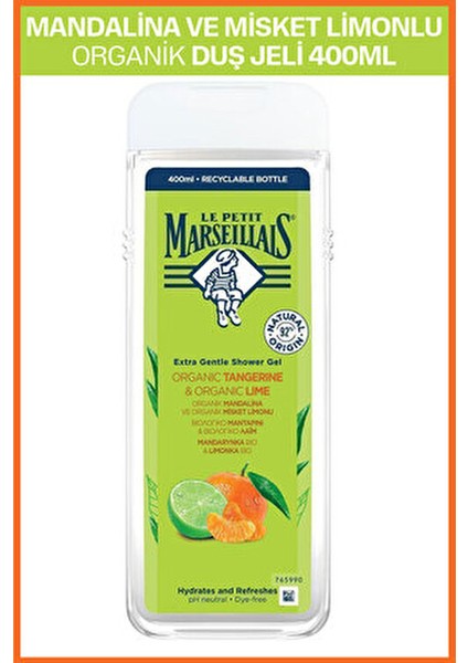 Mandalina ve Misket Limon Duş Jeli Canlandırıcı Koku 400 ml Cilt Temizliği fırsatları