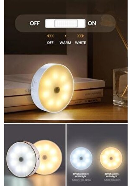 Mıknatıslı Şarjlı LED Gece Lambası Alüminyum Malzeme ile Modern Tasarım fiyatları