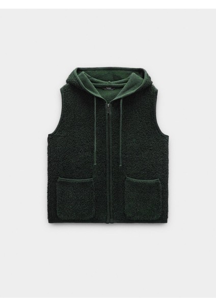 Kapüşonlu Örme Yelek indirimleri