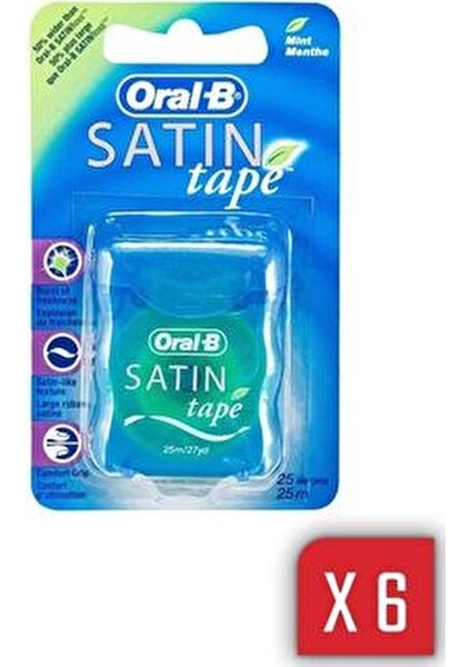 Diş Ipi Satin Tape 25 M 6 Lı