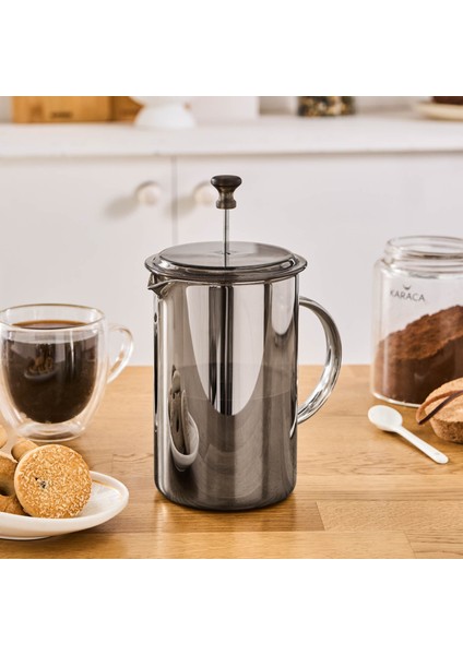 Alina French Press Gri 800 ml indirimleri
