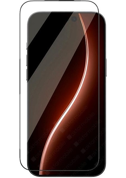 iPhone 17 Pro Uyumlu Anti-Dust Premium Ekran Koruyucu Ahize Toz Önleyici Temperli Cam Koruma