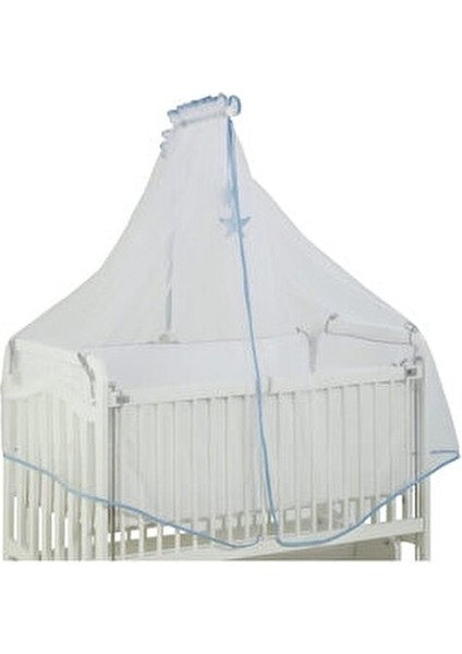 Mavi Yıldızlı Beşik Cibinliği ve Cibinlik Aparatı fiyatları