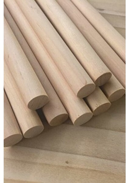 2,4 cm Ahşap Çubuklar Koleksiyonluk 4'lü Set Hobi Kullanımı İçin fırsatları