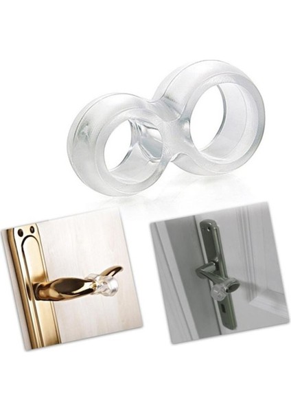 Silikon Kapı &amp;amp; Pencere Vurma Önleyici Stoper Kapı Tamponu 4 Adet (5224)