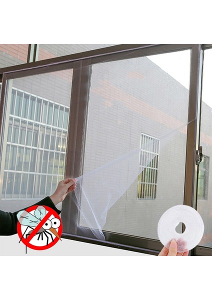 Tüm Cam Pencere Kapılara Uyumlu Çift Kanat Pencere Sinekliği (5224)