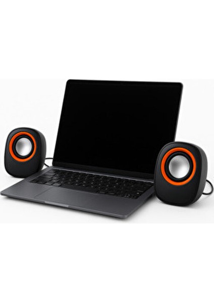 Bilgisayar Hoparlörü Pc Laptop Notebook 1+1 Ses Sistemi 3.5mm Jack Girişli Multimedia USB Speaker fiyatları