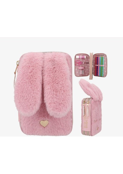 Kız Çocuk Peluş Tavşan Kalem Kutu 412864 modelleri