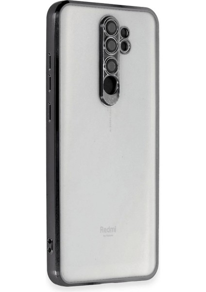 Xiaomi Redmi Note 8 Pro Kılıf Lensli Silikon - Siyah