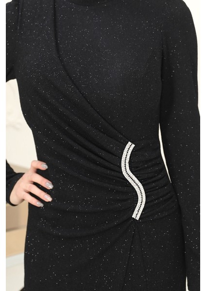 Parıltılı Sahra Tesettür Abiye modelleri