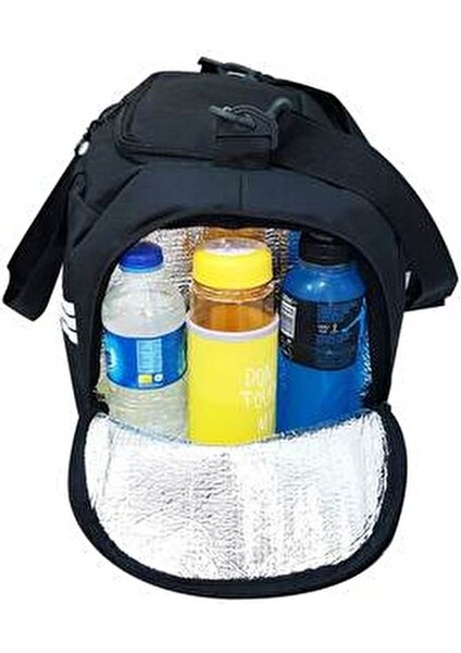 Unisex Siyah Bölmeli Sporcu Çantası modelleri