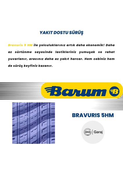 215/55R16 93V Barum Bravuris 5hm Yaz Lastiği 2025 Üretimi indirimleri