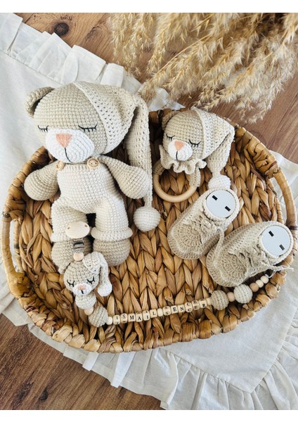 Amigurumi Uykucu Ayıcık Set