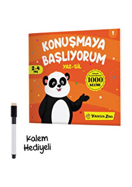 Konuşturan Kitap ve Konuşmaya Başlıyorum Yaz Sil Serisi 2'li Set - 6 Kitap indirimleri