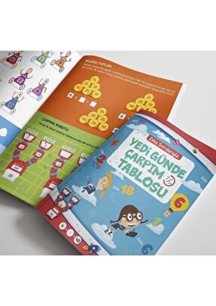 Çarpım Tablosu 2’li Set Yazar Hüseyin Demir 6-8 Yaş İçin Eğlenceli