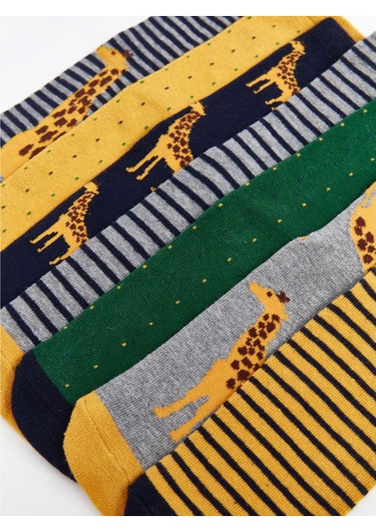 Lcw Kids Karişik Desenli Erkek Çocuk Soket Çorap 7'li modelleri