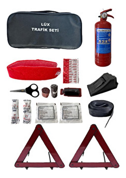 DİKDÖRTGEN Çantalı Tüvtürk Uyumlu Trafik Seti