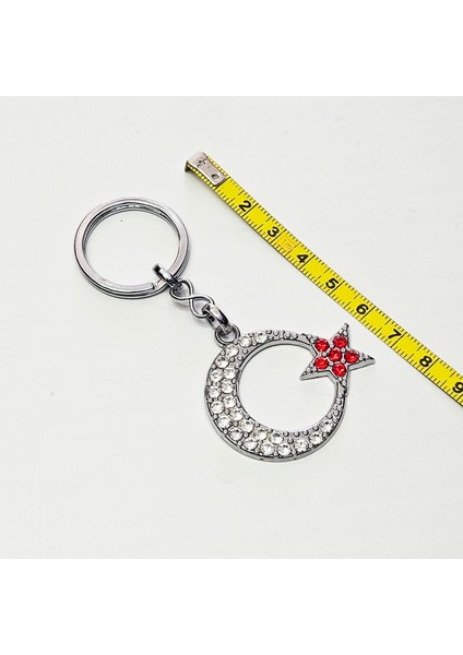 Anahtarlık Çanta Aksessuarı Taşlı Ay Yıldız Anahtarlik fırsatları