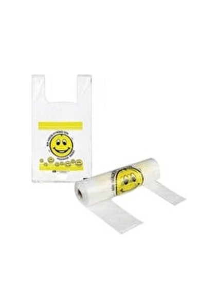 Gülenyüz Desenli Büyük Boy Rulo Poşet 100 Adet Dayanıklı ve Ekonomik Alışveriş Torbası fiyatları