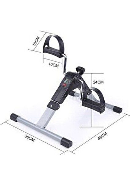 El Ayak Mini Katlanabilir Dijital Göstergeli Egzersiz Bisikleti fırsatları