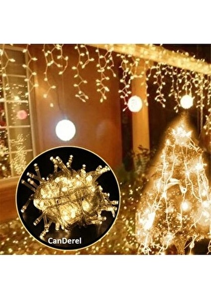 8 Fonksiyonlu Perde LED Işık 4 Metre Genişlik 50X60X70 Saçak Gün Işığı - 96 Ledli Saçaklı LED modelleri