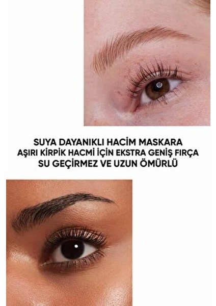 I Love Extreme Crazy Volume Maskara 12 ml Siyah Suya Dayanıklı Uzatma Etkisi modelleri
