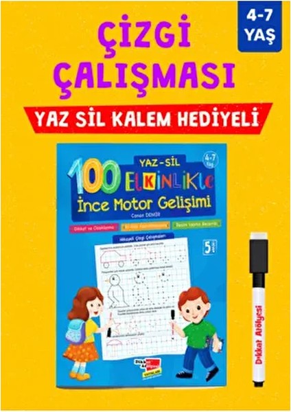 100 Etkinlikte İnce Motor Gelişimi Hikaye Anlatımlı Kitap 6-8 Yaş fiyatları