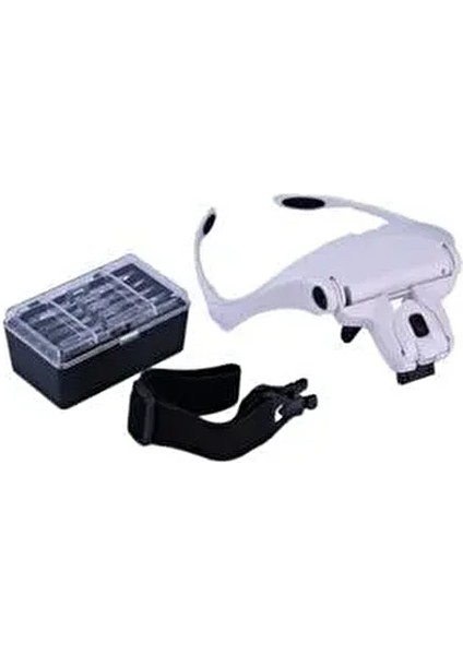 Kitap Okuma ve Kalıcı Makyaj Gözlüğü Ledli Büyüteç Gözlük Loop fiyatları