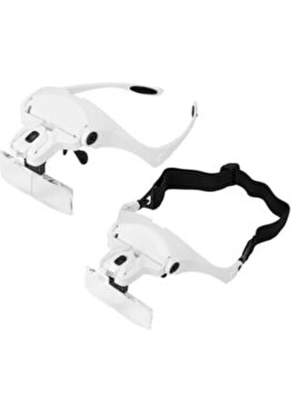 Kitap Okuma ve Kalıcı Makyaj Gözlüğü Ledli Büyüteç Gözlük Loop modelleri