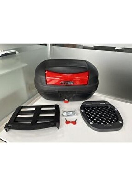 First Bag Motosiklet Çantası 48 Litre Kırmızı Reflektörlü fiyatları