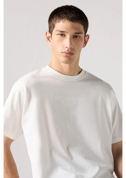 Erkek Vintage Fit Graphic Teet Archiva Baskılı Erkek Beyaz T-Shirt - A9440-0014 fiyatları