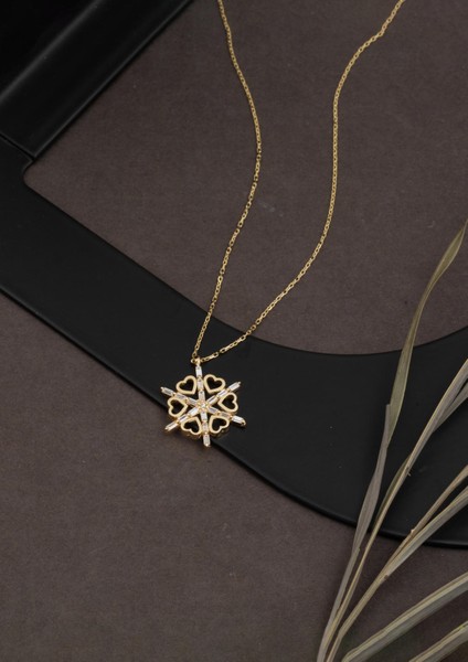 Kalpli Kartanesi 14 Ayar Altın Kolye fırsatları