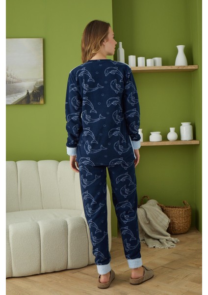 Kadın Welsoft Polar Pijama Takımı 6056 modelleri