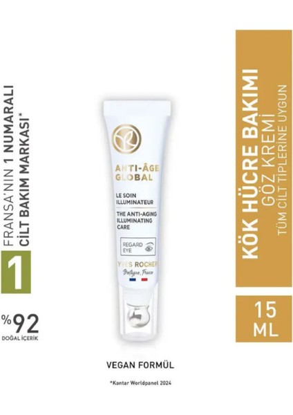 Yoğun Nem ve Yenileme – Göz Çevresi Için Bitkisel Bakım Kremi