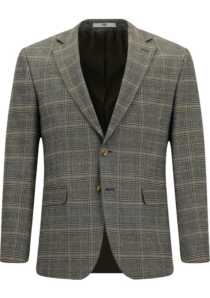 Regular Fit Ekose Klasik Ceket fiyatları