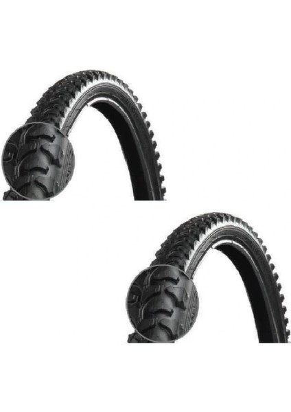 26 Jant 26X2.00 (52-559) Bisiklet Dış Lastiği Kalın Tırnak D2636 x 2 Adet