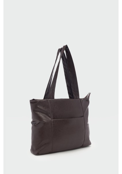 Morgan Deri Omuz Çantası Kahve fiyatları