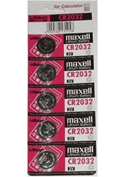 CR-2032 Lithium Pil 3V 5'li Paket