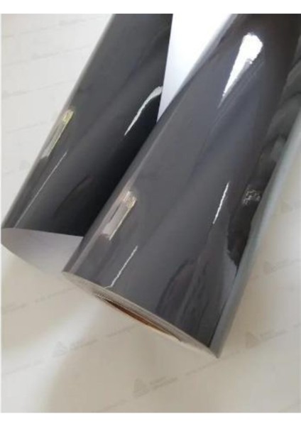 Parlak Antrasit Gri 61CM x 100CM Yapışkanlı Folyo Mutfak Dolap ve Mobilya Kaplama Folyosu