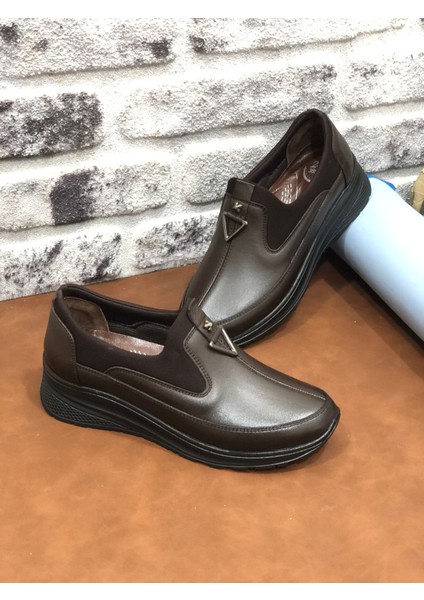 Marяka Hakiki Deri Tam Ortopedik Hafif Yumuşak Kadın Anne Ayakkabısı fiyatları