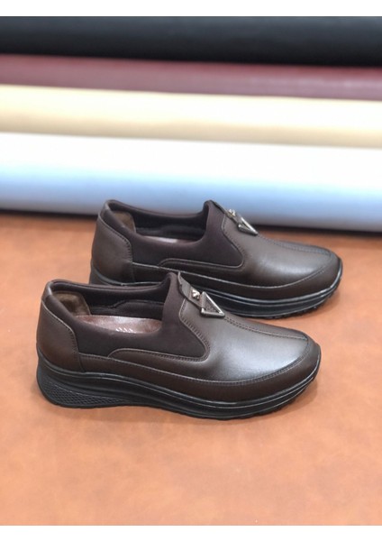 Marяka Hakiki Deri Tam Ortopedik Hafif Yumuşak Kadın Anne Ayakkabısı modelleri