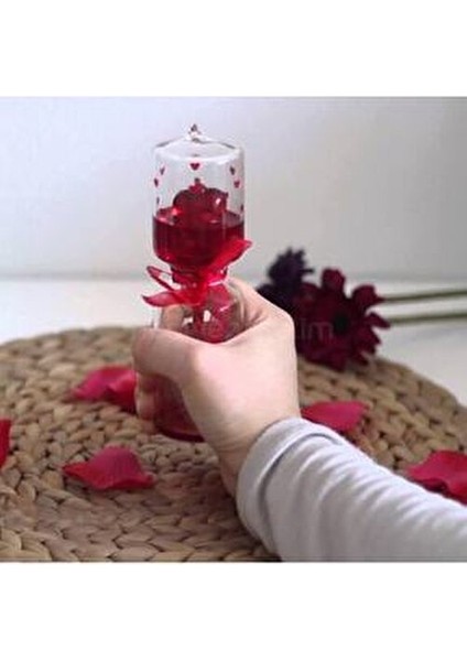 El Isısı ile Aşk Ölçme Aleti Cam Fanus Aşkınızın Gücünü Ölçen Aşk Testi Aşk Ölçer modelleri