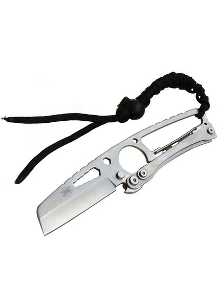 Gear Hit Cutter TX01 Outdoor Kamp Bıçağı Metal 19 cm - Ipli Sap, Kılıflı