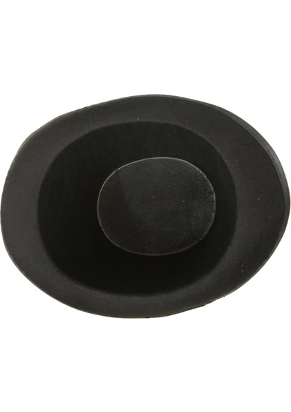 Yetişkinler Için Siyah Renk Ringmaster Sihirbaz Şapkası Fötr Şapka 15 cm