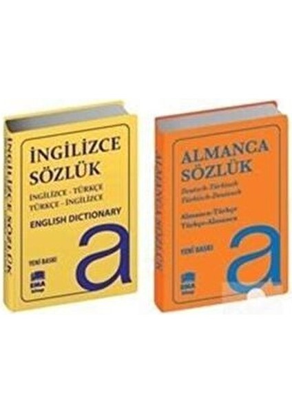 Almanca-Türkçe Sözlük ve Ingilizce-Türkçe Sözlük (2 Kitap Set Biala Kapak)