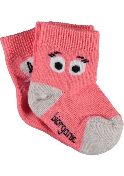 Bibaby Biorganic Hi Kız 2'li Çorap 68403 Nar