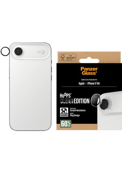 Hoops iPhone Air Transparent Kamera Lens Koruyucu fiyatları