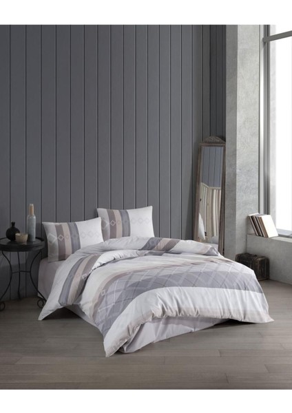 Çift Kişilik Ranforce Nevresim Takımı Olimpos Gri fiyatları